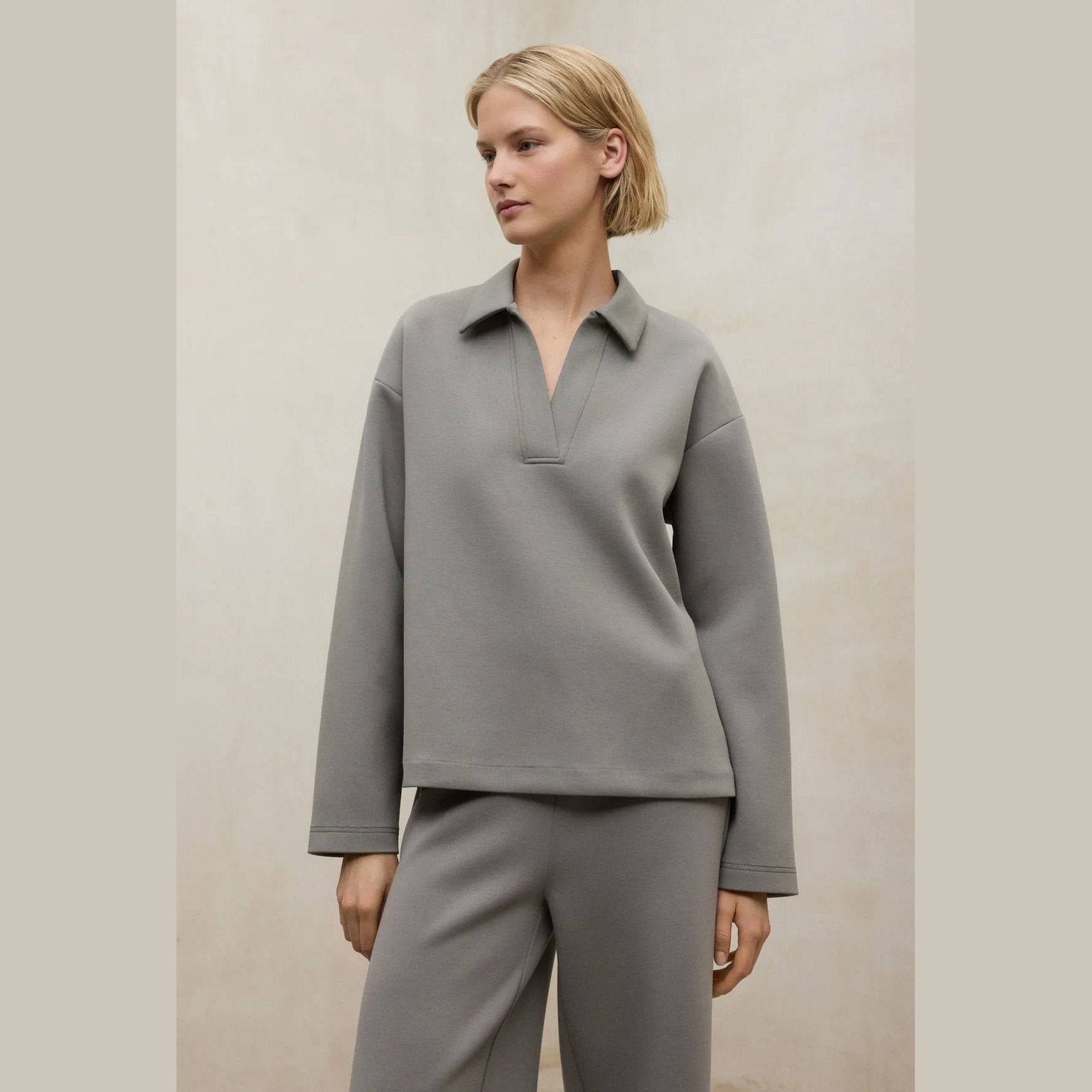 Ecoalf Granadella Donna Felpa oversize sostenibile in materiali riciclati