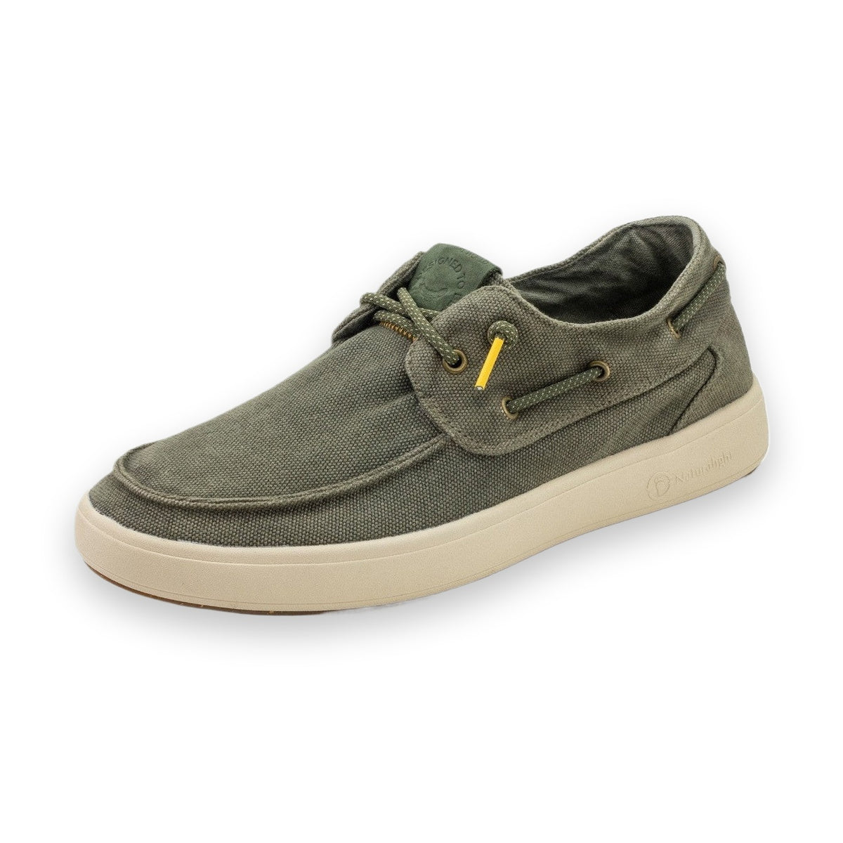 Natural World Wallabi 8413E scarpa uomo in cotone organico — vista posteriore