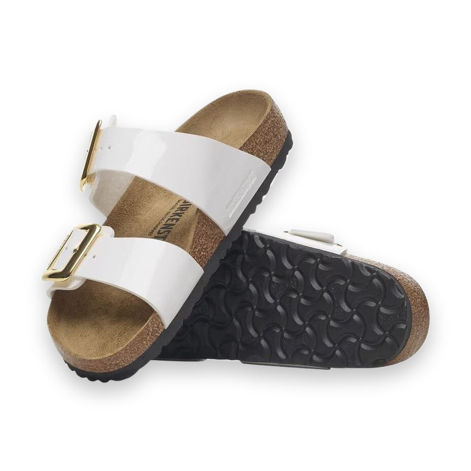 Finitura laccata brillante Patent su Birko-Flor Birkenstock Sydney Cushion donna