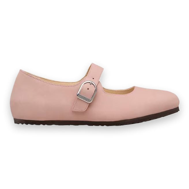 Birkenstock Santa Clarita ballerina donna in pelle naturale — vista posteriore