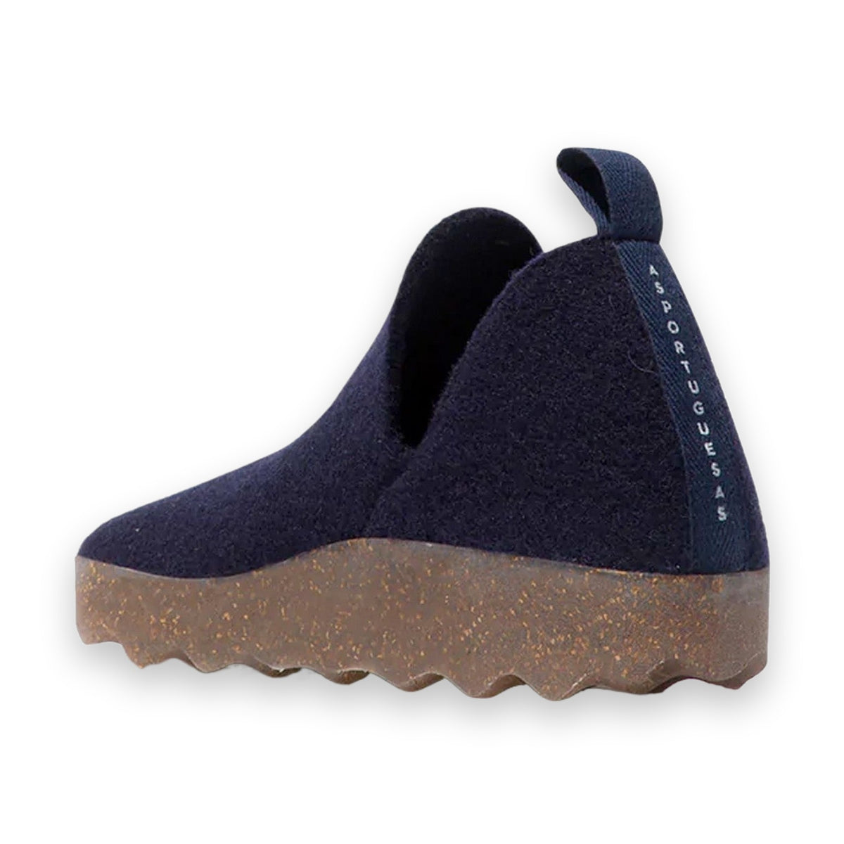 Asportuguesas City scarpa slip-on unisex in feltro di lana — paio affiancato vista dall'alto