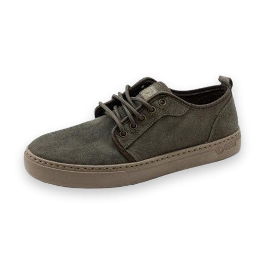 Natural World Miso sneaker uomo in pelle scamosciata — vista laterale