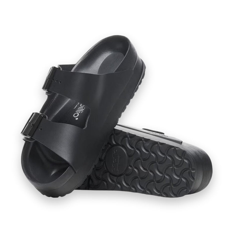 Plantare anatomico in sughero e pelle naturale morbida Birkenstock Arizona Papillio platform donna
