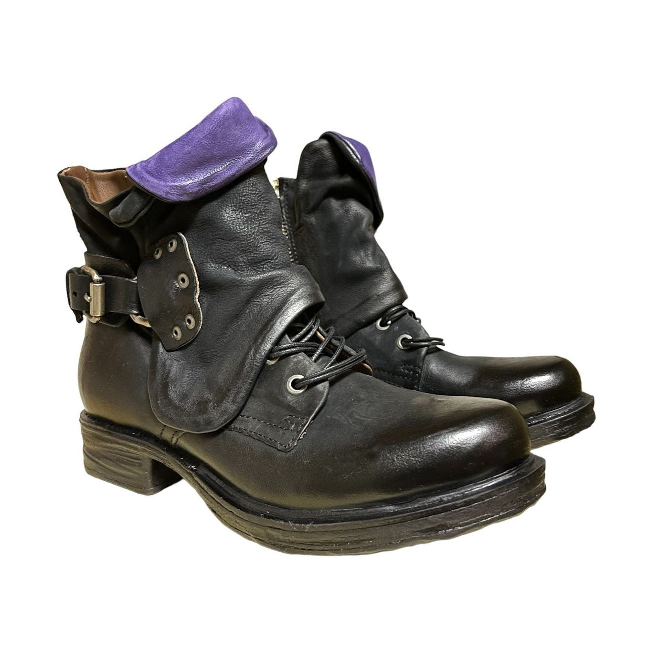 Stivaletto donna Simon A.S.98 in pelle naturale artigianale