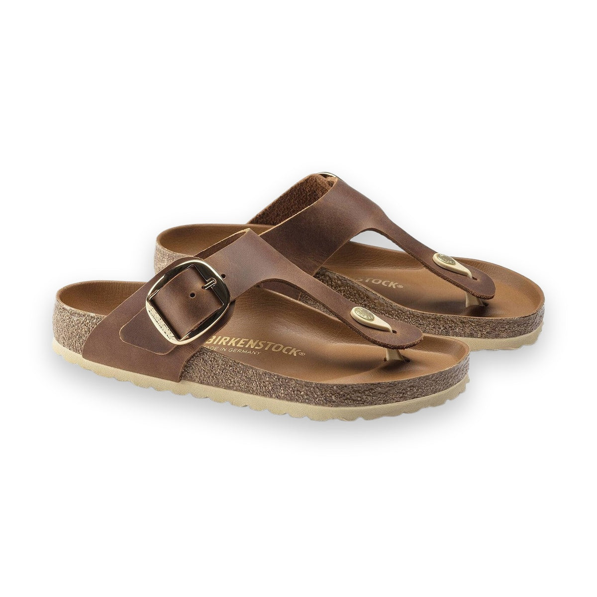 Suola EVA ammortizzante e profilo sughero Birkenstock Gizeh Big Buckle donna