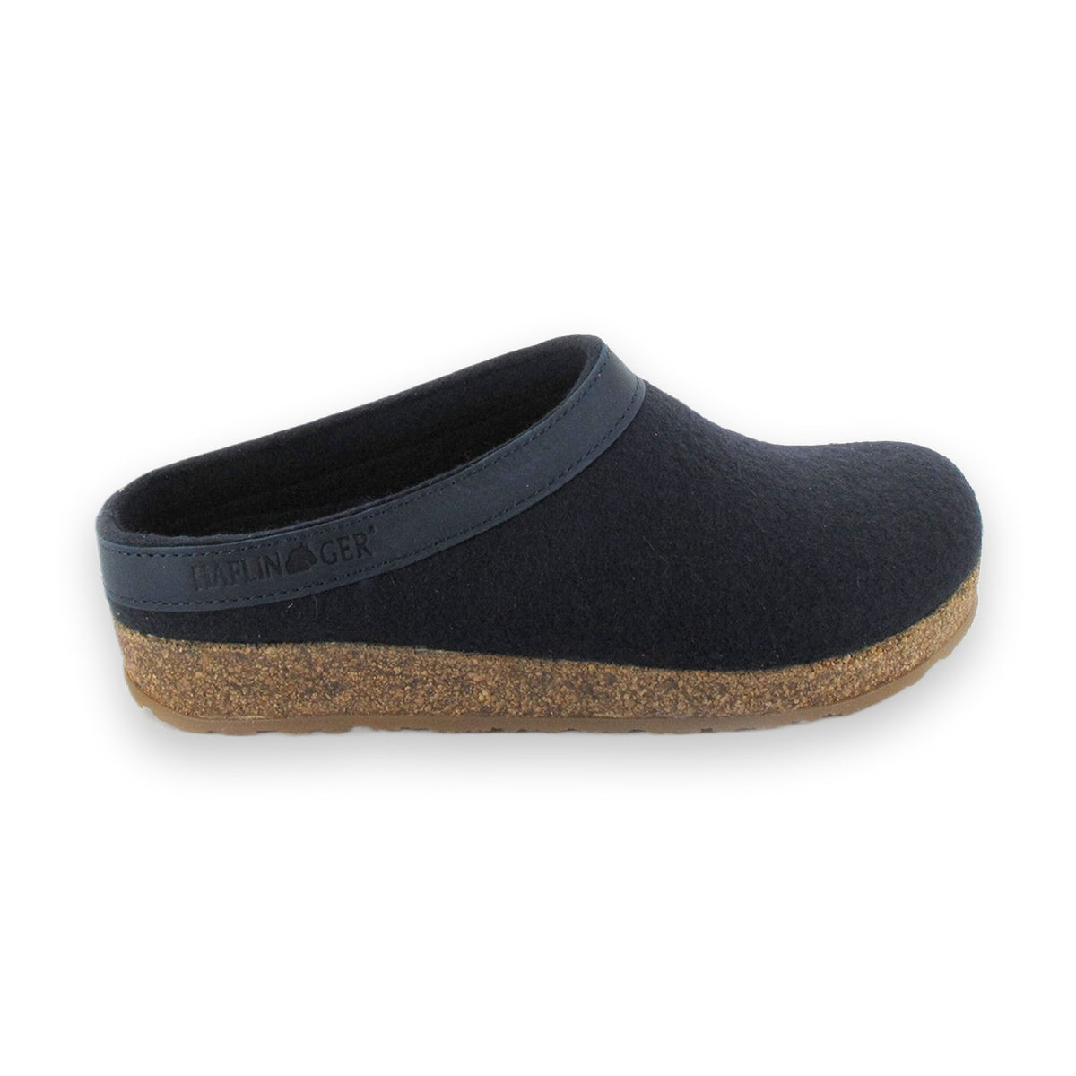 Haflinger Torben sabot unisex in feltro di lana — vista frontale