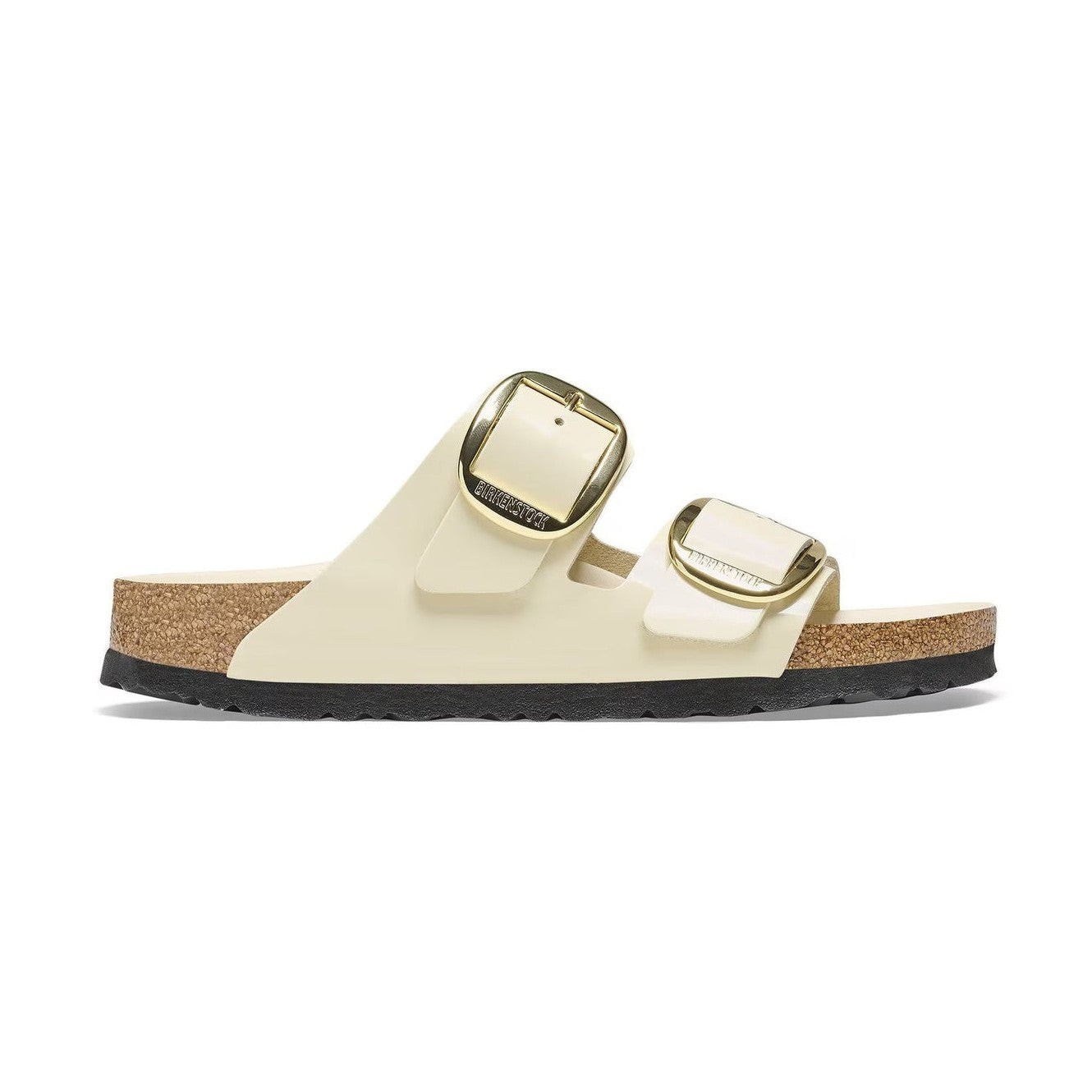 Plantare Semi-Exquisit rivestito in pelle liscia coordinata Birkenstock Arizona Big Buckle
