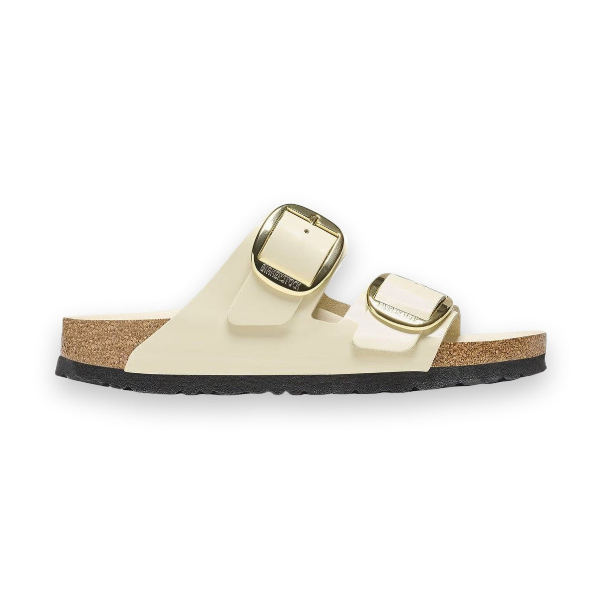 Plantare Semi-Exquisit rivestito in pelle liscia coordinata Birkenstock Arizona Big Buckle