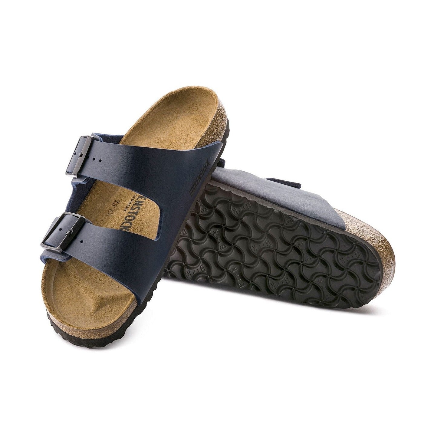 Vista laterale sandalo Birkenstock Arizona Classic con suola EVA