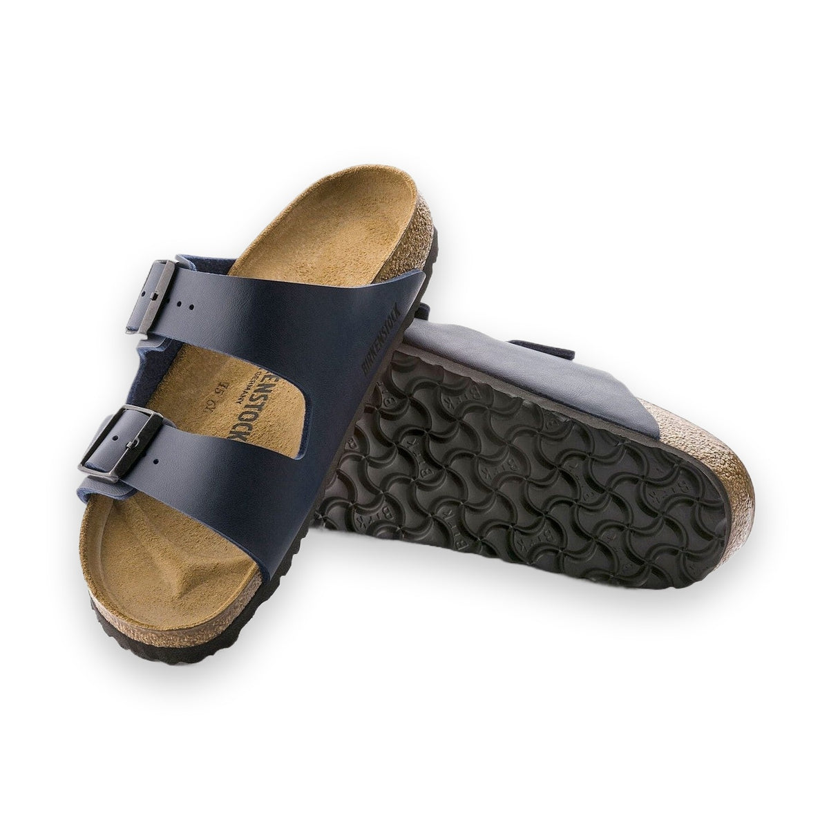 Vista laterale sandalo Birkenstock Arizona Classic con suola EVA