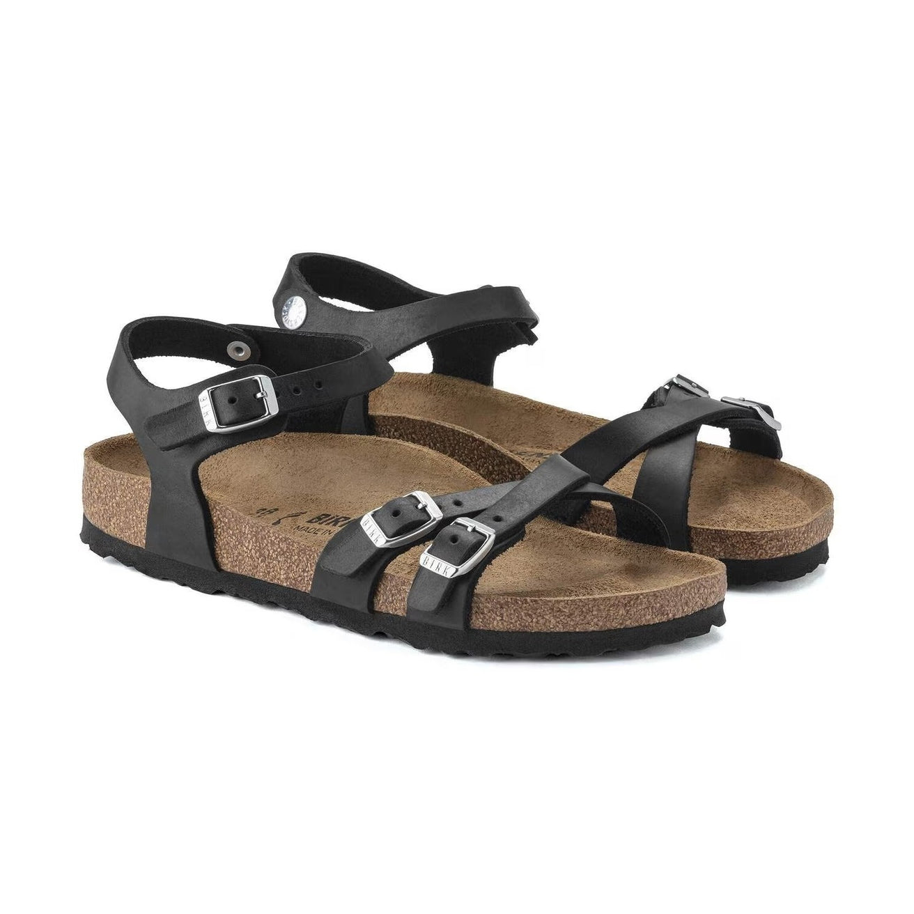 Plantare anatomico originale Birkenstock in sughero e lattice sandalo Kumba pelle oliata