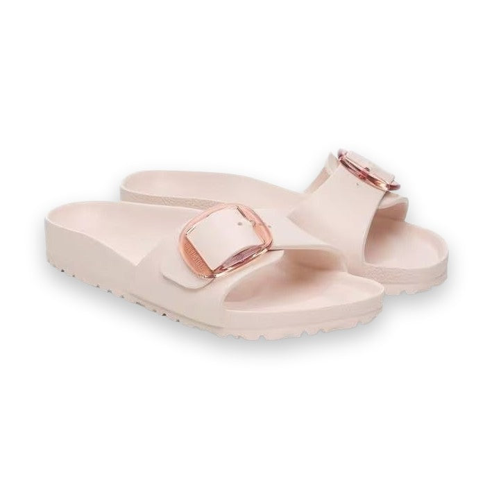 Coppia sandali Birkenstock Madrid Big Buckle EVA donna impermeabili Made in Germany