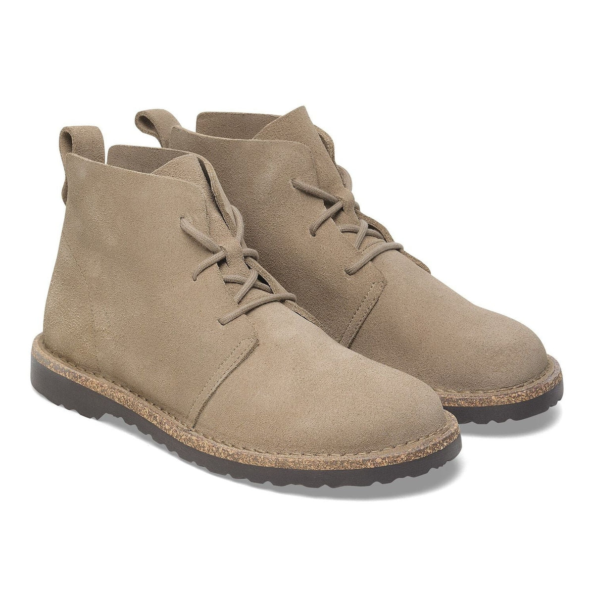 Pelle scamosciata morbida e traspirante dal look rustico Birkenstock Uppsala Mid donna
