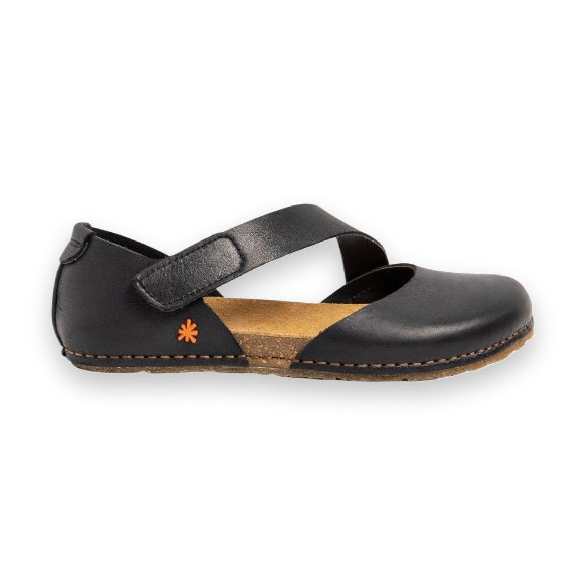 Sandalo anatomico donna ART Creta in pelle naturale, vista frontale