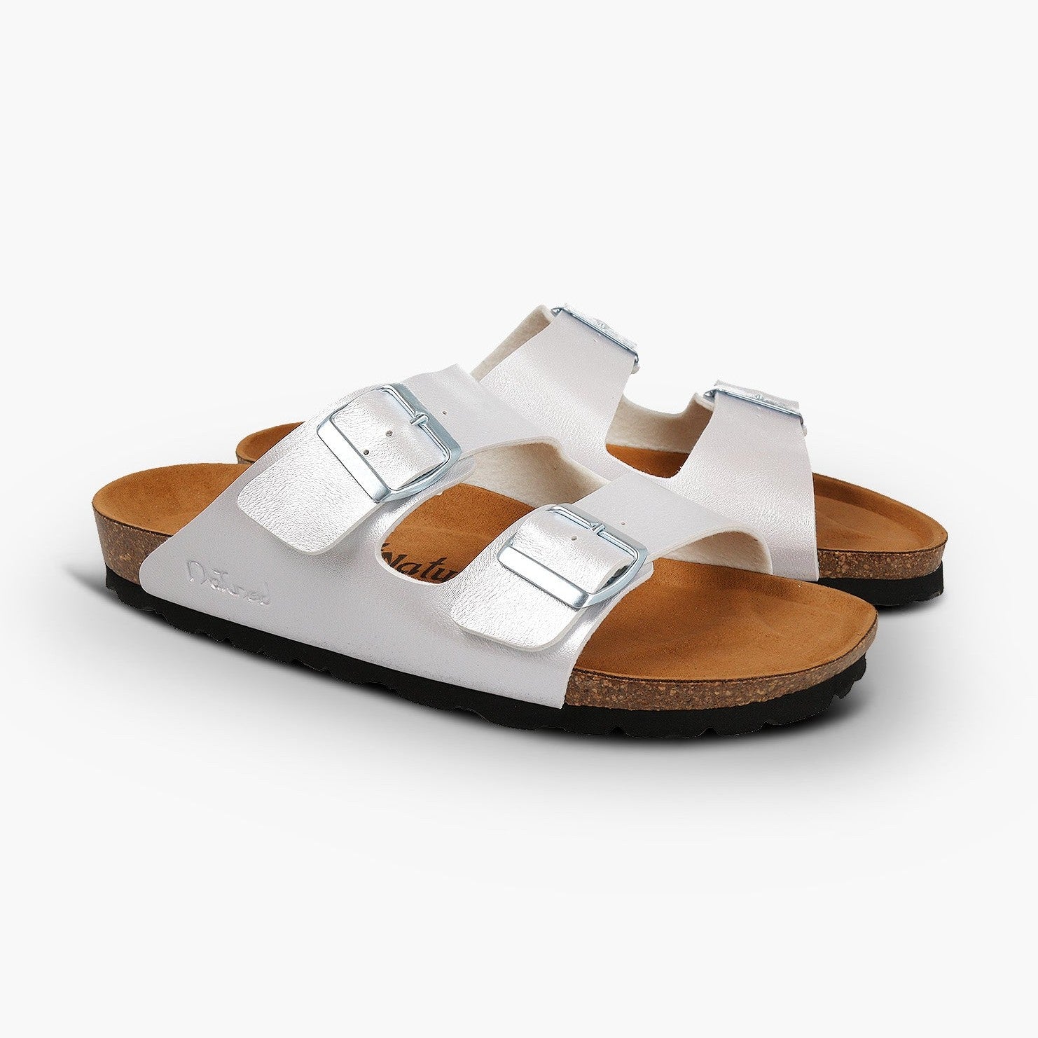 CH05 BIO - Sandalo a due fasce con cinturino regolabile da donna NATUNED