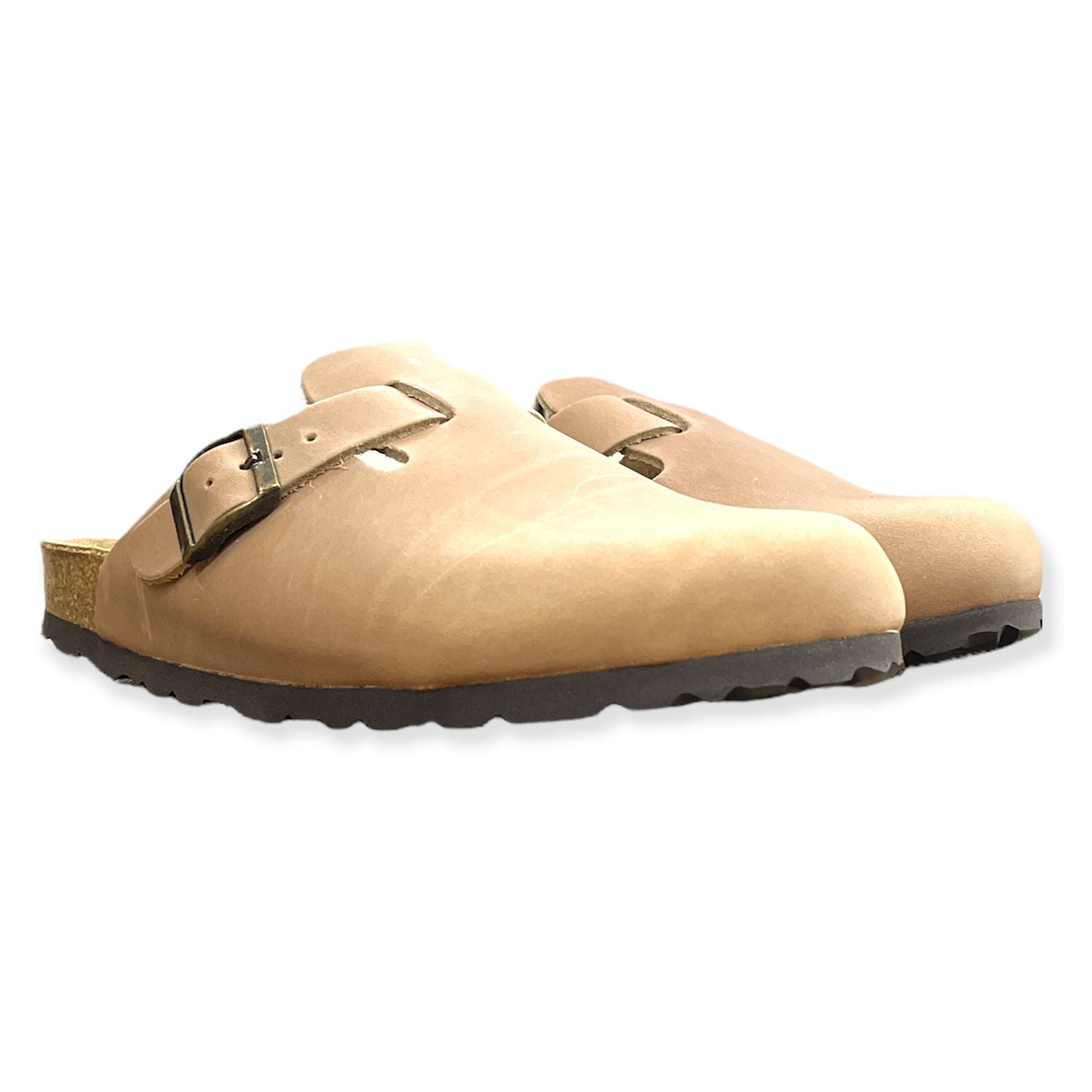 CH18 - sabot da donna e da uomo con fibbia regolabile NATUNED plantare in lattice anatomico comfort