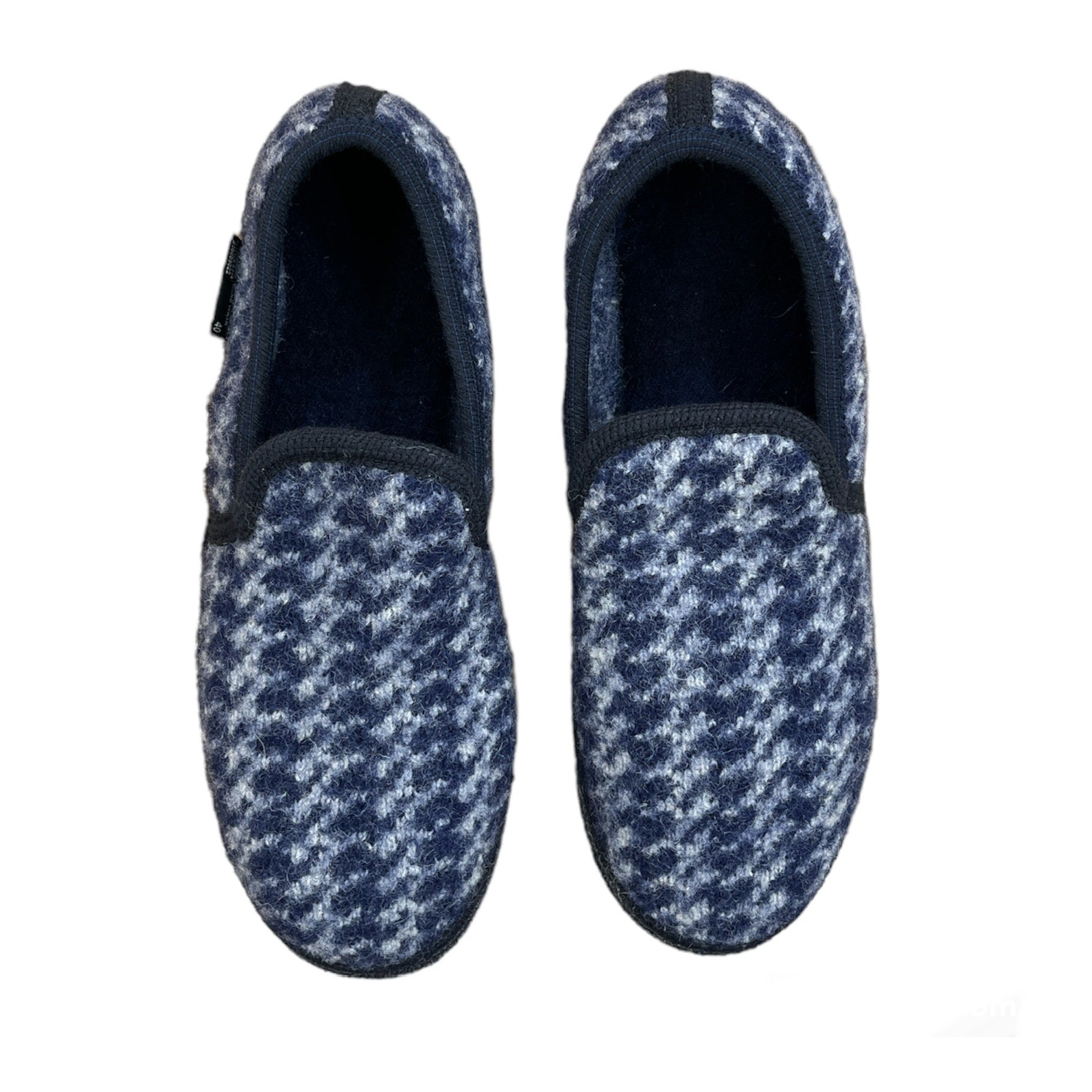 Haflinger Loafer Pepitko Donna Scarpe In Lana Cotta
