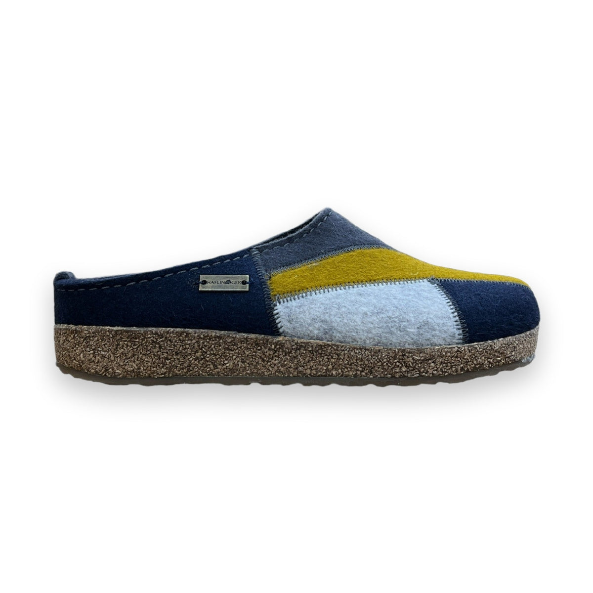 Haflinger Patchwork sabot unisex in feltro di lana — vista dall'alto