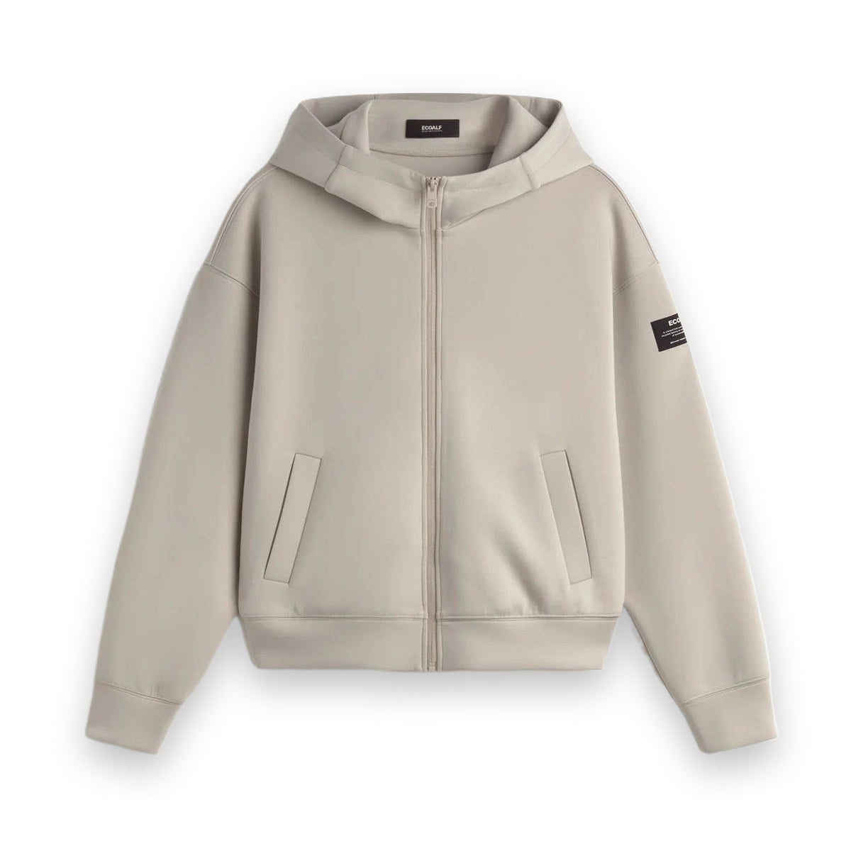 Ecoalf Arica felpa donna in cotone organico — dettaglio del tessuto