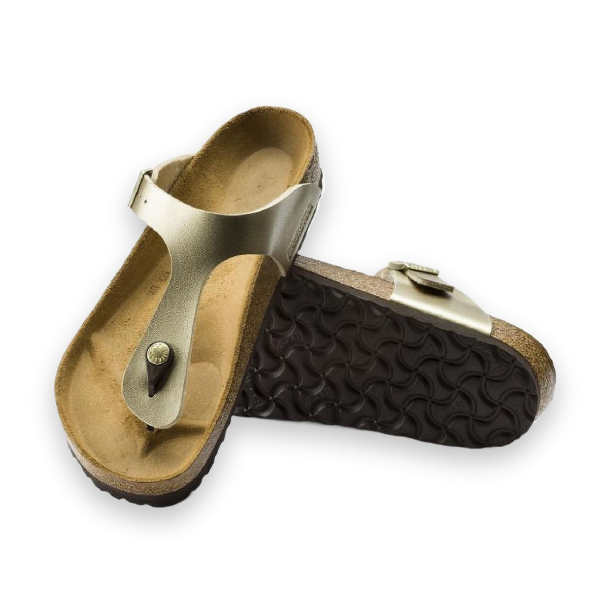 Bordo in sughero naturale e lattice sandalo infradito Birkenstock Gizeh