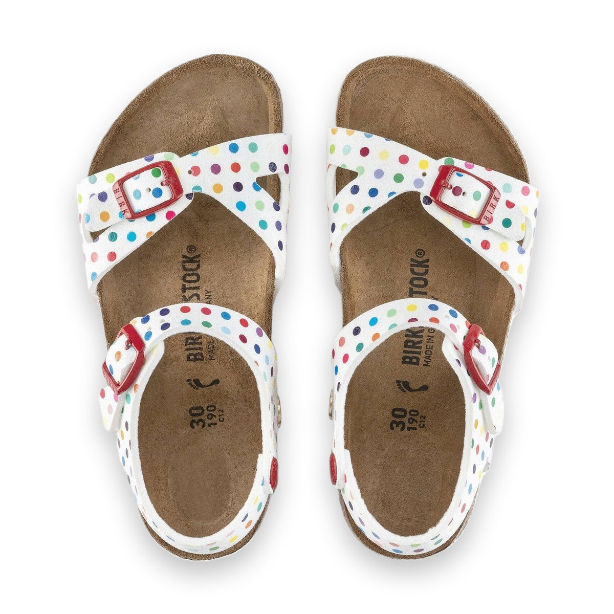 Cinturino al tallone per appoggio sicuro durante il gioco Birkenstock Rio Kids
