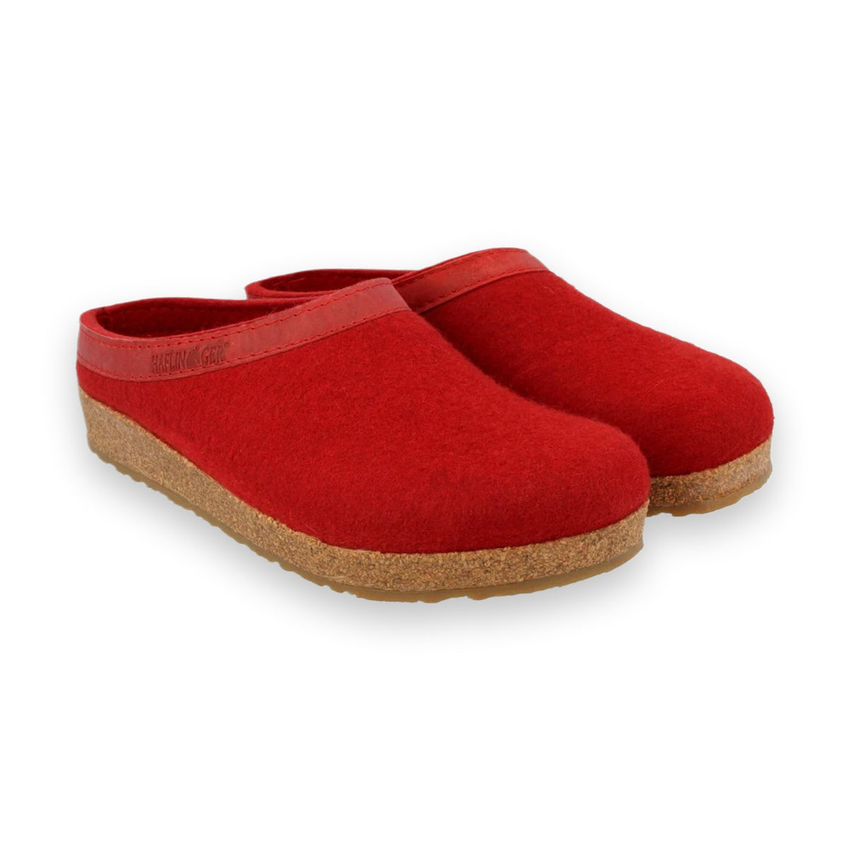 Haflinger Torben sabot unisex in feltro di lana — vista posteriore