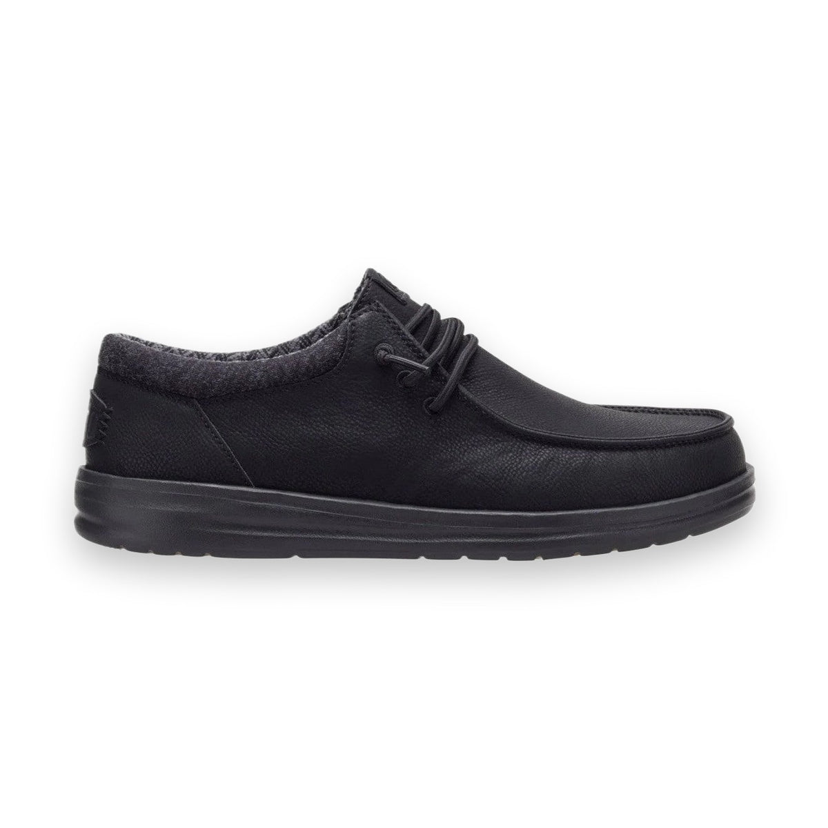 HeyDude Paul Classic mocassino uomo in nabuk similpelle — vista frontale