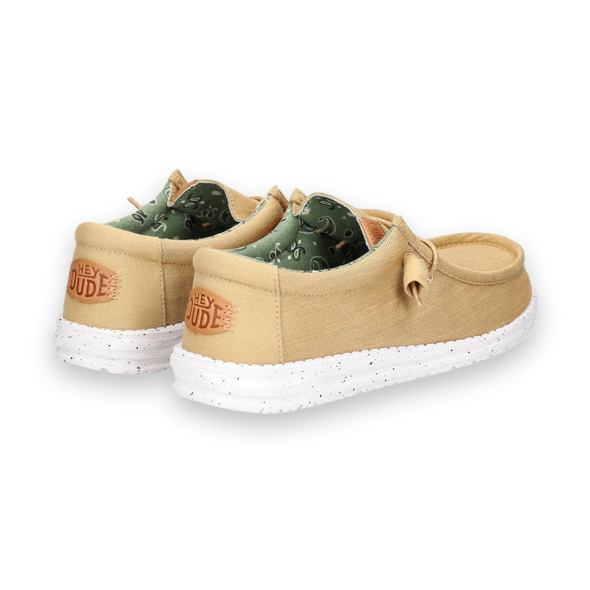 HeyDude Wally Stretch Sox mocassino uomo in tessuto — dettaglio suola