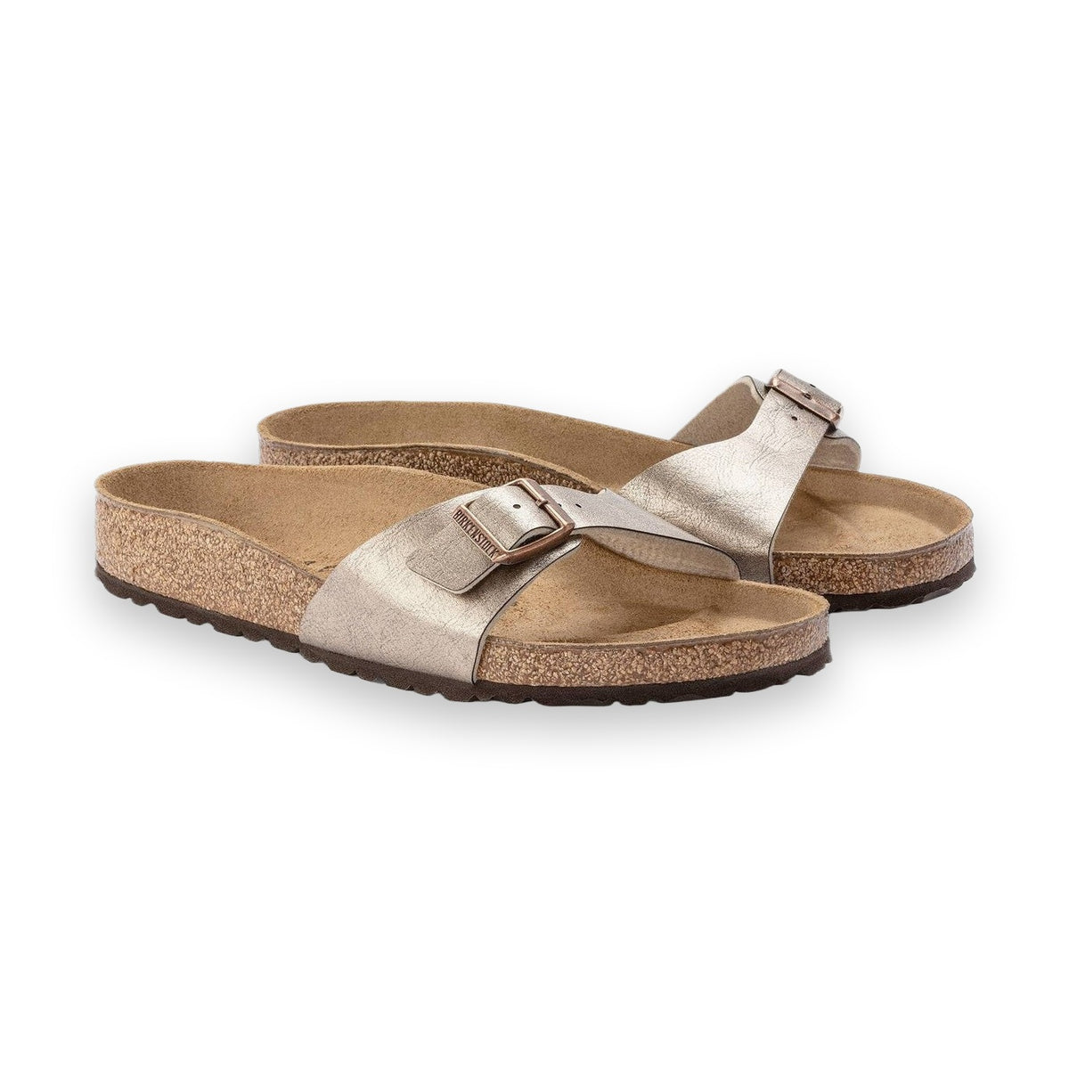 Birkenstock Madrid donna dettaglio tomaia Birko-Flor fascia singola primo piano