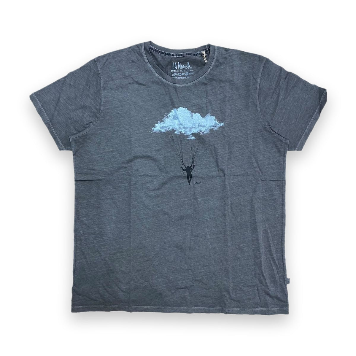 La Nansa PARACAIDAS t-shirt uomo in cotone — vista frontale
