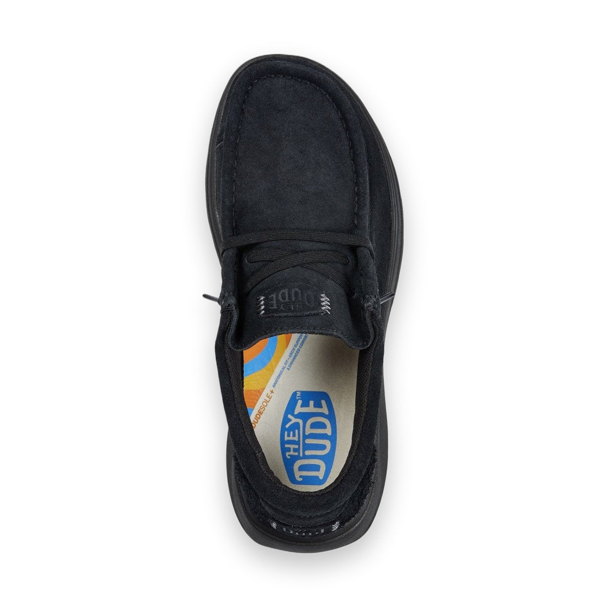 HeyDude Wendy Comf Suede mocassino donna in pelle scamosciata — dettaglio suola