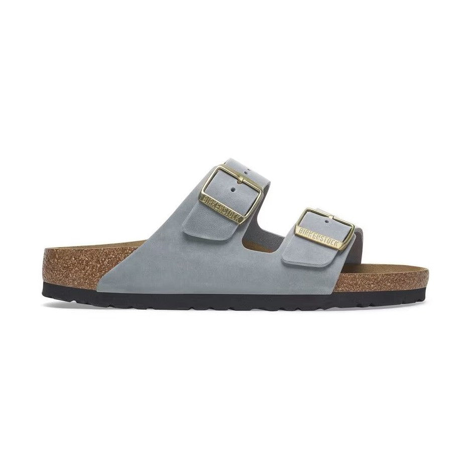 Birkenstock Arizona donna pelle nabuk oliata comfort quotidiano Made in Germany