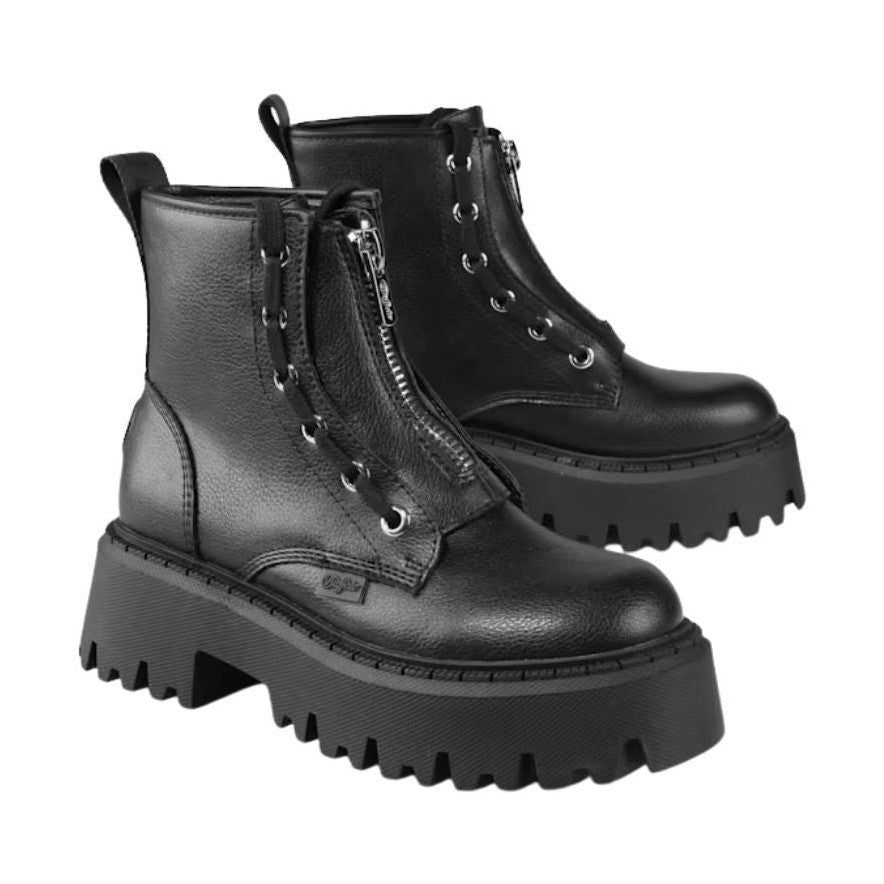 Buffalo Aspen Front Zip Stivaletto Donna Vegan