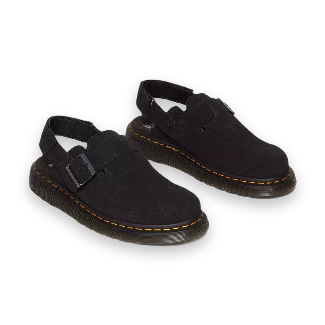 Dr. Martens Jorge II sabot slingback unisex in Pelle Brando — vista posteriore