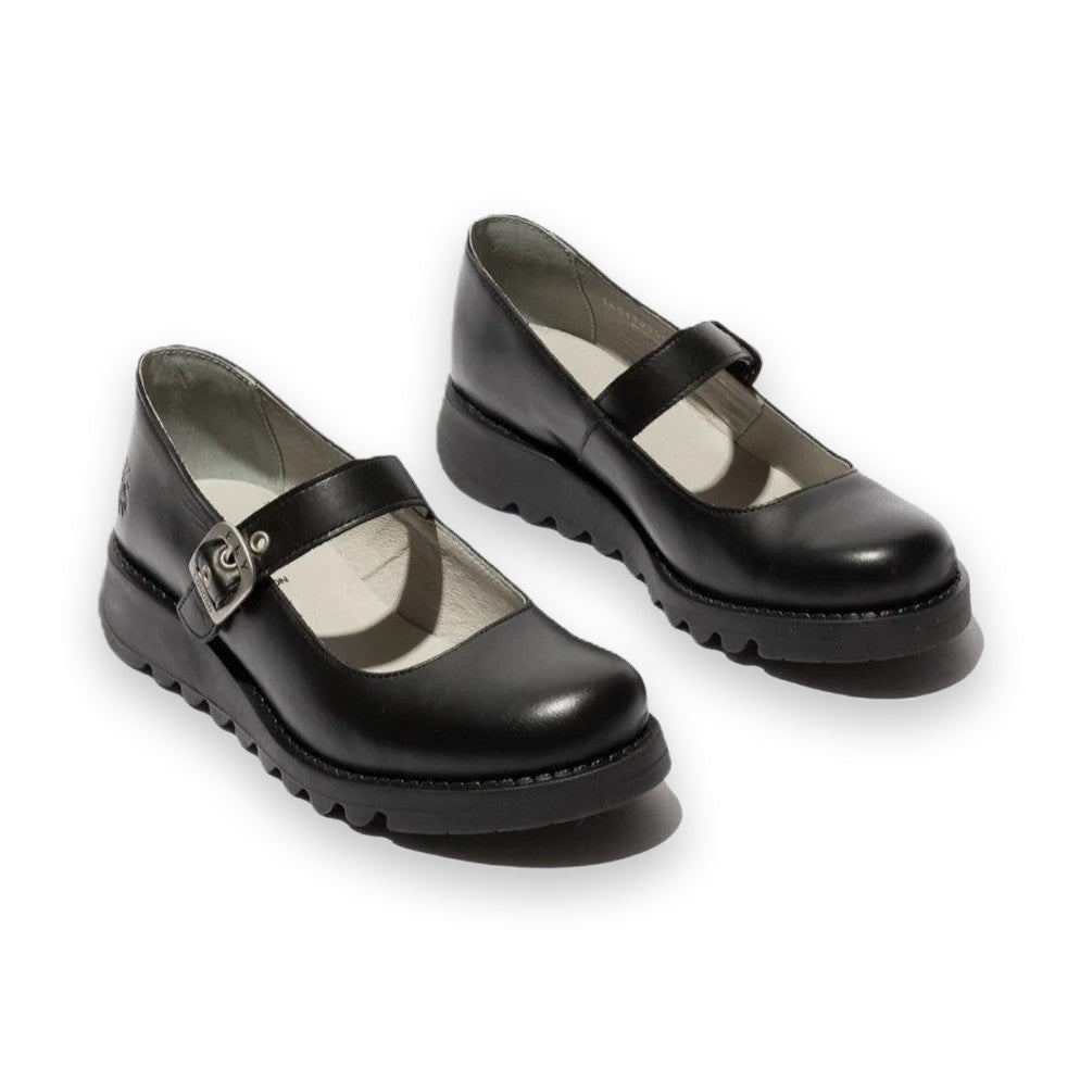 Fly London SAMP132FLY Donna Scarpa Mary Jane con fibbia regolabile in pelle
