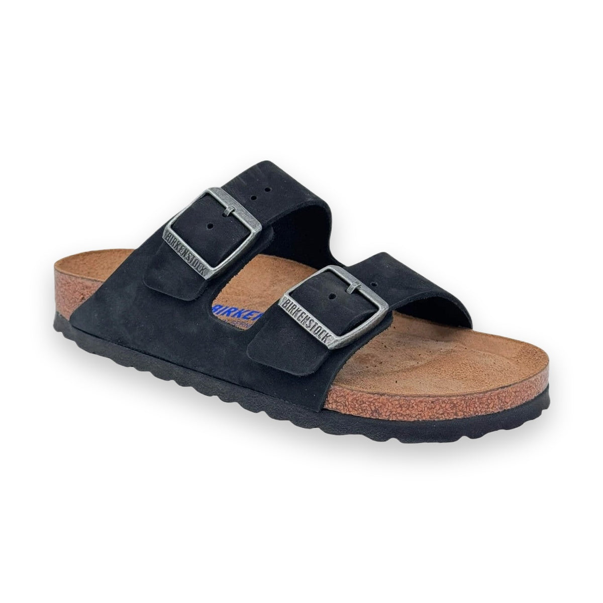 Birkenstock Arizona Donna Sandalo in Pelle Nubuck con Plantare Morbido — vista dall'alto