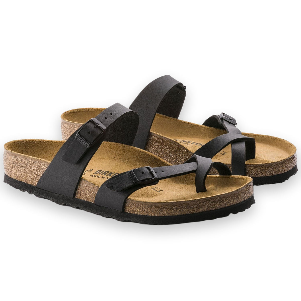 Birkenstock Mayari sandalo infradito unisex in Birko-Flor — vista laterale interna
