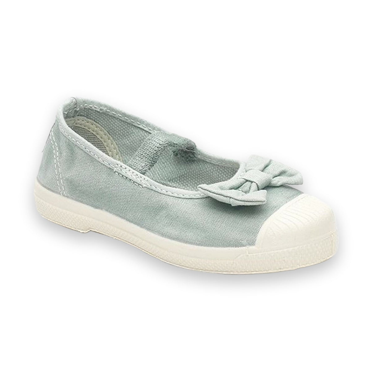Natural World Old Palomar ballerina bambina in cotone organico — vista dall'alto