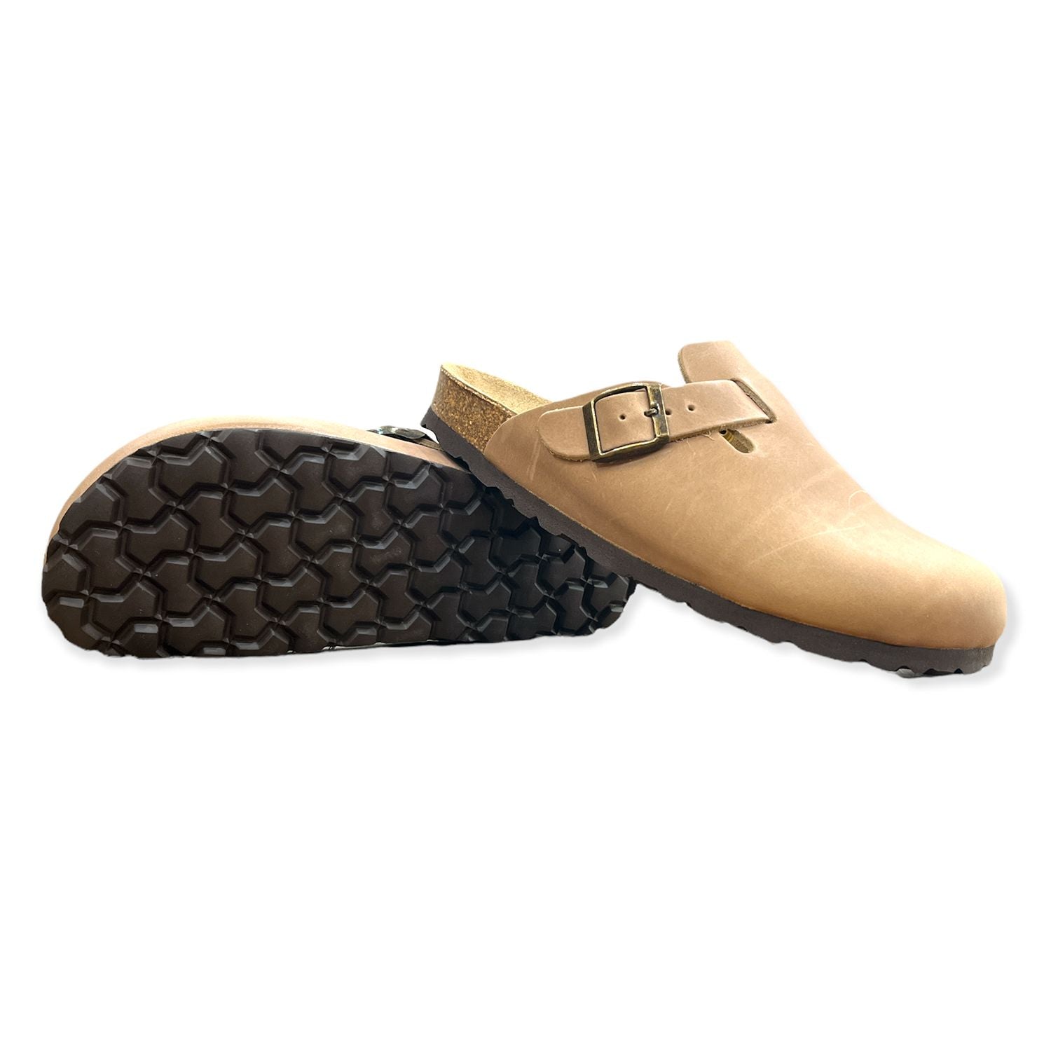 CH18 - sabot da donna e da uomo con fibbia regolabile NATUNED plantare in lattice anatomico comfort