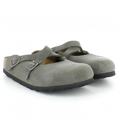 DORIAN (BIRKO-FLOR) - BIRKENSTOCK Damen Sabot, Kork und Latex Fußbett in vendita su Naturalshoes.it