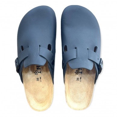 NATUNED sabot for women and men with adjustable buckle art. CH18 anatomic latex comfort footbed shopping online Naturalshoes.it