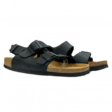CH01 - Unisex leather sandal leather with adjustable straps shopping online Naturalshoes.it