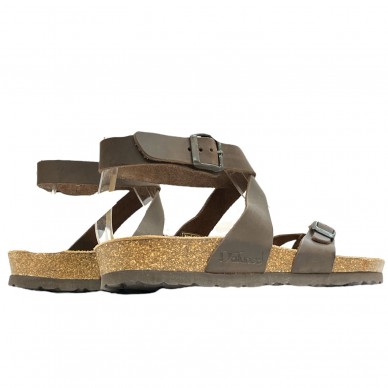 NATUNED Flip-flop sandals with ankle-crossed cross band and adjustable straps for women art. CH06 shopping online Naturalshoes.it