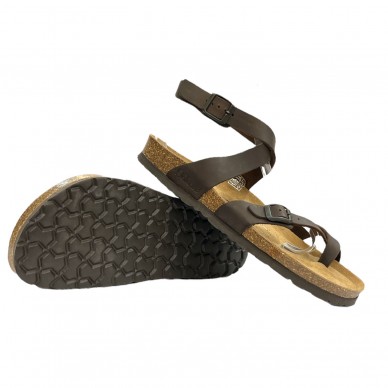 CH06 Sandalo infradito con fascia incrociata allacciata alla caviglia da donna NATUNED in vendita su Naturalshoes.it