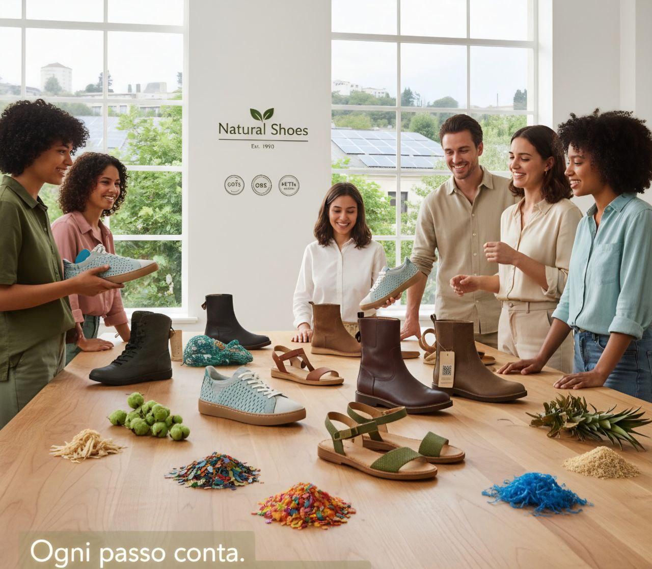 Guida alle scarpe sostenibili Natural Shoes 2025 con materiali riciclati e vegani