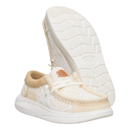 Close-up of Wendy Comf Patchwork removable cushioned insole