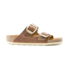 Plantare Semi-Exquisit rivestito in pelle liscia sandalo Birkenstock Arizona Big Buckle