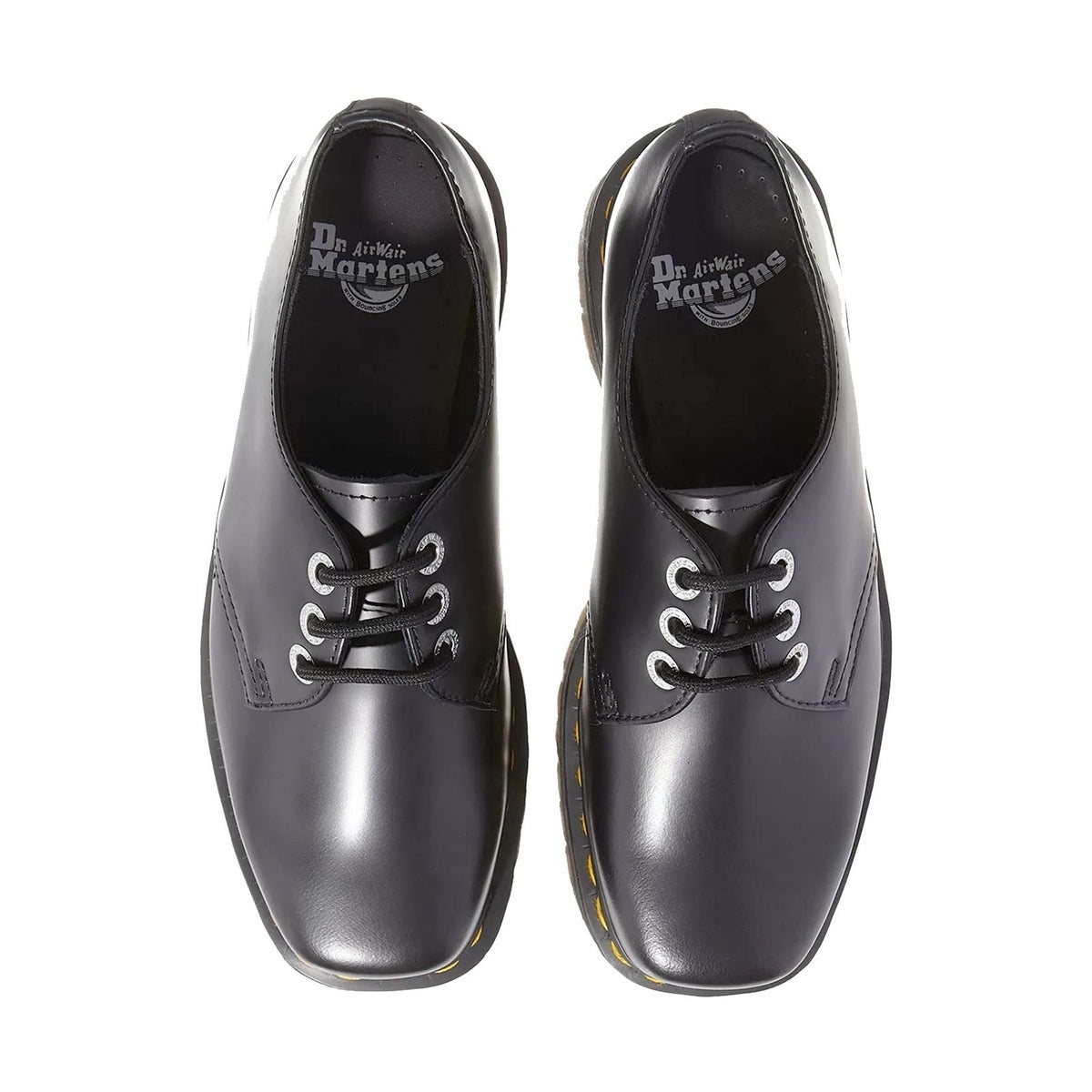 Dr. Martens 1461 Quad Squared Donna Scarpe Stringate in Pelle Smooth