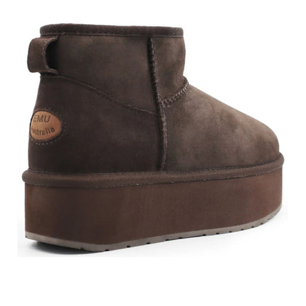 Stinger Micro Flatform boots with visible stitching detail