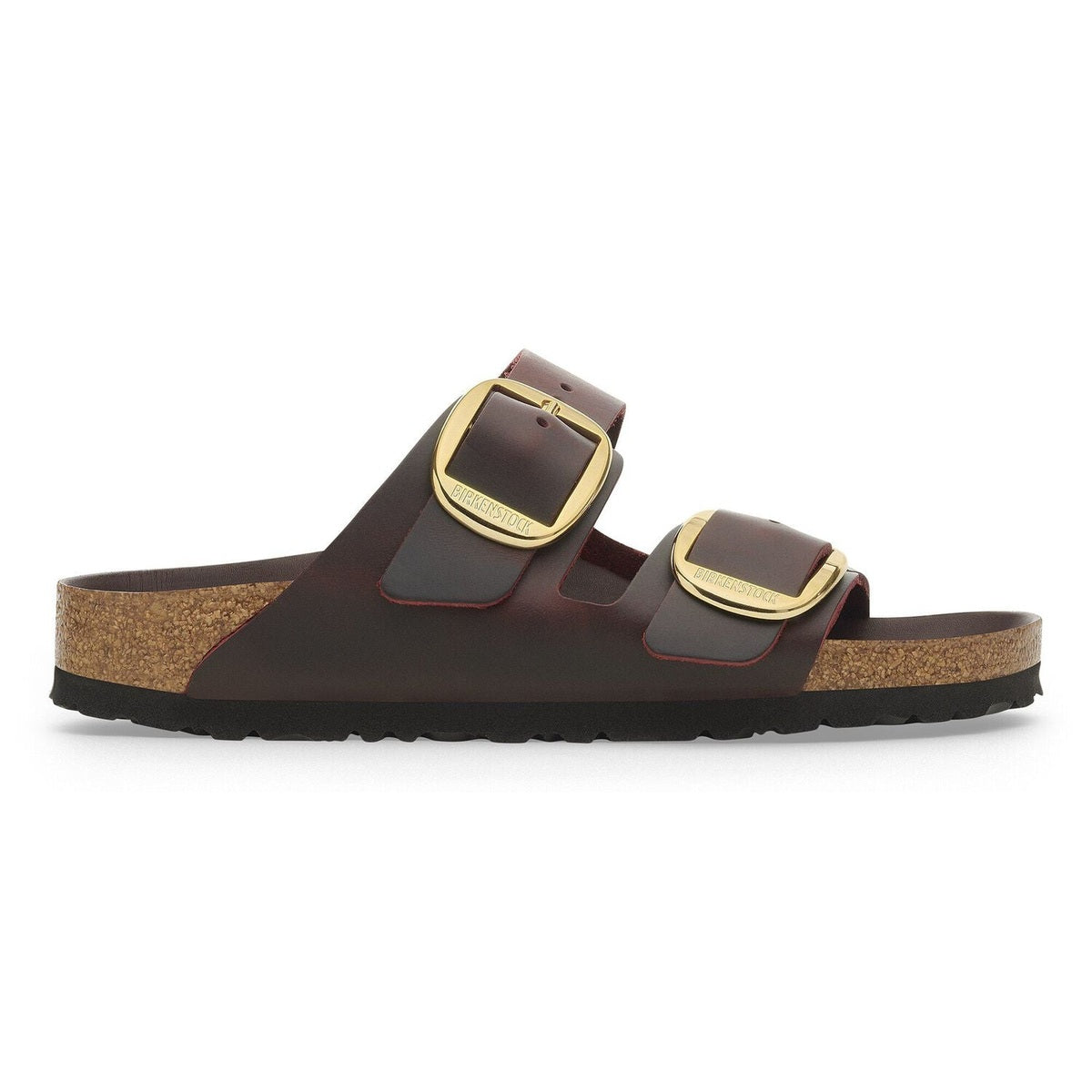 Birkenstock Arizona Big Buckle donna pelle oliata vista laterale design elegante